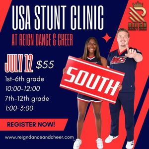 Image post by @southalabama.cheerleading on Facebook