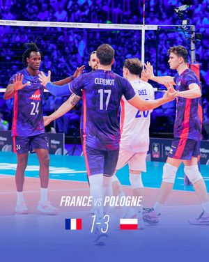 Image post by @equipefrancevolley on Instagram