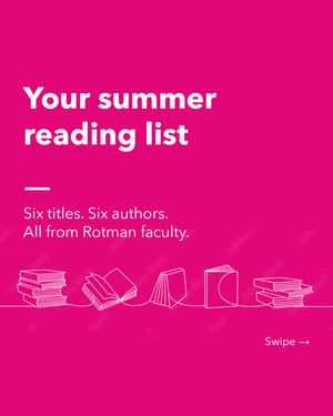 Image post by @rotmanschool on Instagram