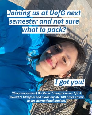 Image post by @uofglasgow on Instagram