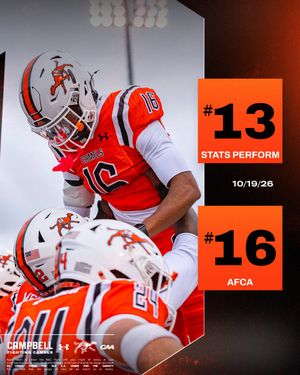 Text post by @GoCamelsFB on Twitter/X