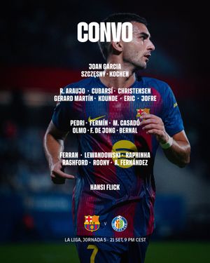 Image post by @FCBarcelona on Twitter