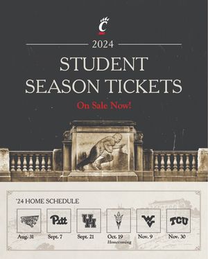 Image post by @BearcatsRuckus on Twitter