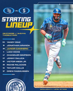 Image post by @RaysBaseball on Twitter