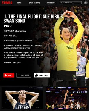 Image post by @seattlestorm on Twitter
