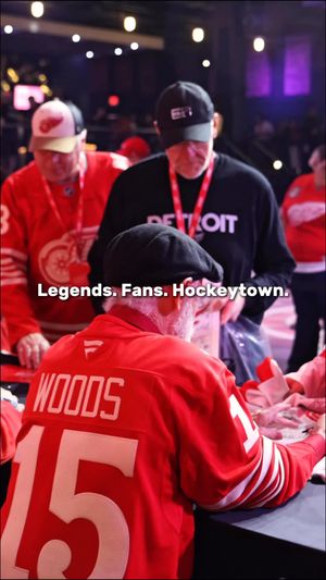 Video post by @Detroit Red Wings Alumni Association on Facebook