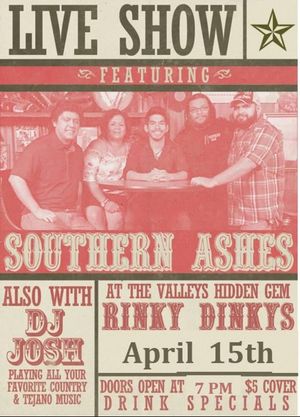 Image post by @SouthernAshesMusic on Facebook