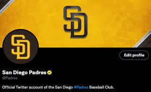 Image post by @Padres on Twitter