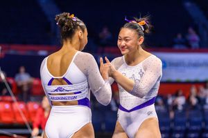 Image post by @uwgymnastics on Instagram