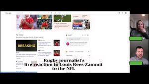 Video post by @Hug3RugbyHits on Facebook