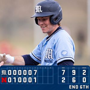 Image post by @MaineBaseball on Twitter