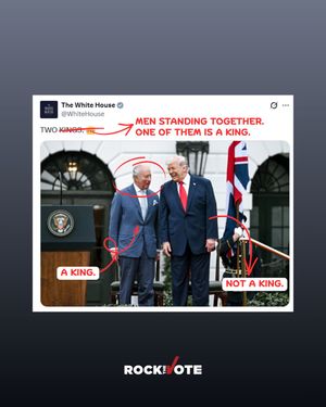 Image post by @rockthevote on Instagram
