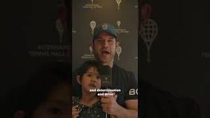 Video post by @tennishalloffame on YouTube