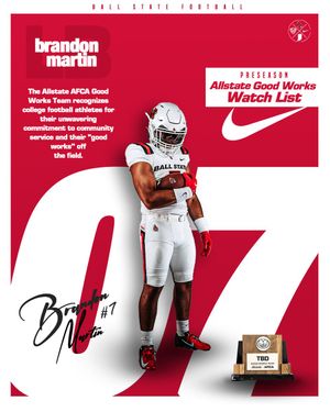 Image post by @BallStateFB on Twitter