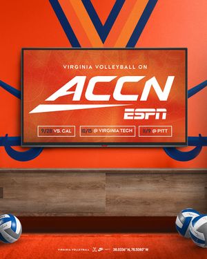 Image post by @uvavolleyball on Instagram