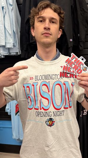 Video post by @bloomingtonbison on Facebook