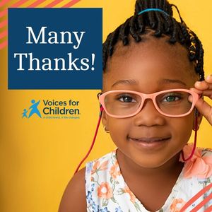 Image post by @VoicesForChildrenSD on Facebook