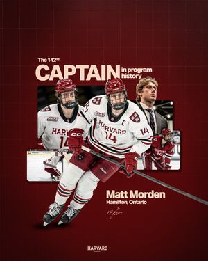 Image post by @HarvardMHockey on Twitter