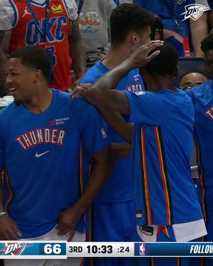 Video post by @okcthunder on Facebook