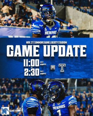 Image post by @memphisfootball on Instagram