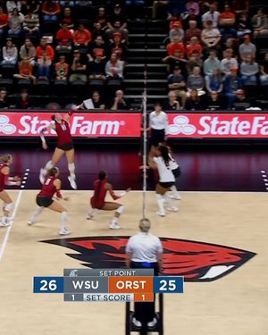Image post by @wsucougarvb on Instagram
