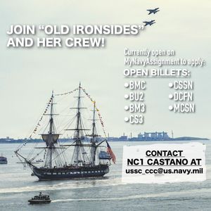 Image post by @uss_constitution on Instagram