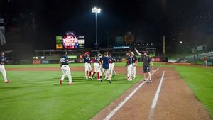 Video post by @louisvillebats on Facebook