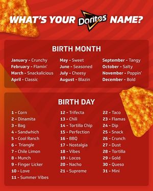 Image post by @doritos on Instagram