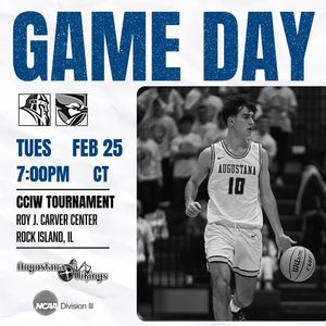 Image post by @Augustana Basketball on Facebook