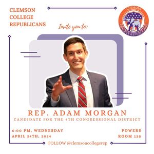 Image post by @clemsoncollegerep on Instagram