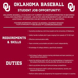 Image post by @ou_baseball on Instagram