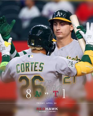 Image post by @athletics on Instagram
