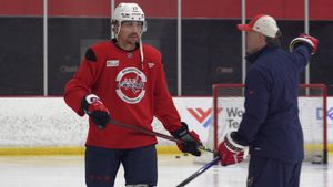 Video post by @Capitals on Facebook