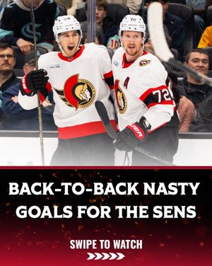 Image post by @senators on Instagram