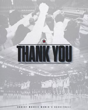 Image post by @rmuwbasketball on Instagram