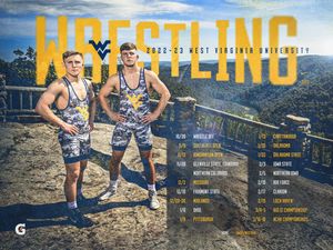 Image post by @WVUWrestling on Twitter