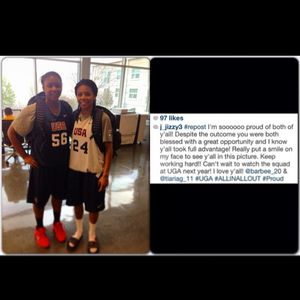 Image post by @uga_wbb on Instagram