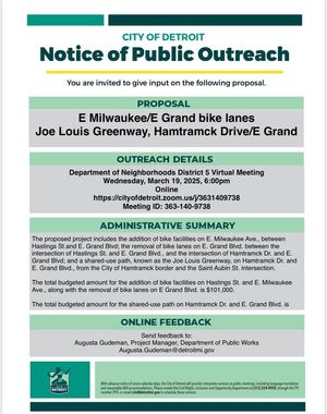 Image post by @DetroitParksRec on Facebook