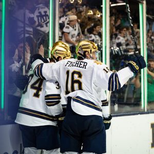 Image post by @nd_hockey on Instagram