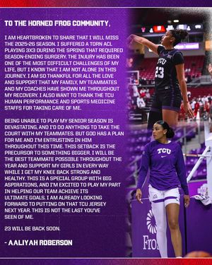 Image post by @tcuwbb on Instagram