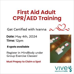 Image post by @VIVEHealthFitness on Facebook
