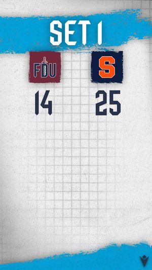 Image post by @FDUKnightsWVB on Twitter/X