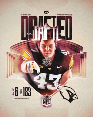 Image post by @hawkeyefootball on Instagram