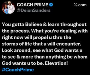Image post by @deionsanders on Instagram