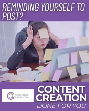 Image post by @chermooreconsulting on Facebook
