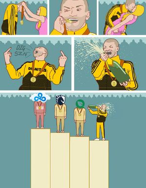 Image post by @dignitas on Twitter