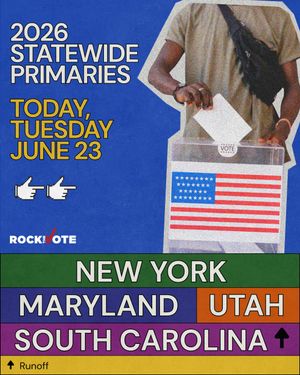 Image post by @rockthevote on Instagram