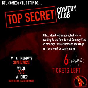 Image post by @kclcomedyclub on Instagram