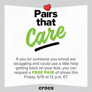 Image post by @crocs on Instagram