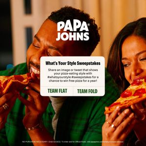 Image post by @papajohns on Instagram